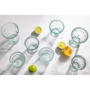 Olympia Orleans-Becher aus recyceltem Glas, 220 ml, 6 Stück