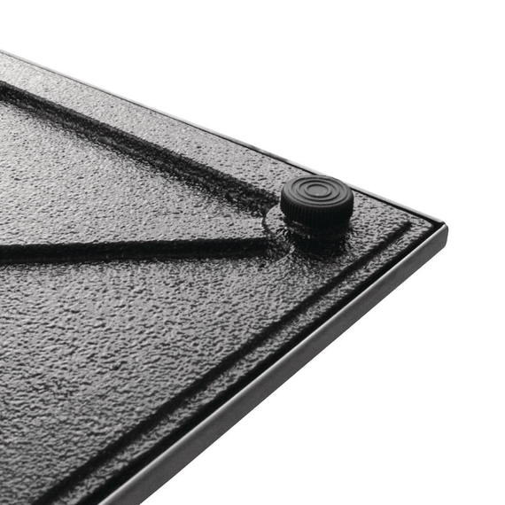 Bolero quadratischer Tischfuß Edelstahl 72cm hoch