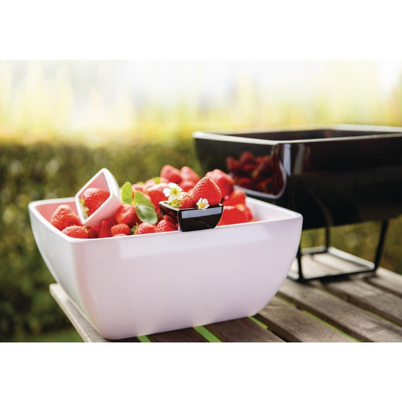 APS Pure quadratische Schale schwarz 19cm