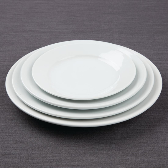 Olympia Athena runde Teller mit breitem Rand 16,5(Ø)cm (12er Pack) (12 Stück)