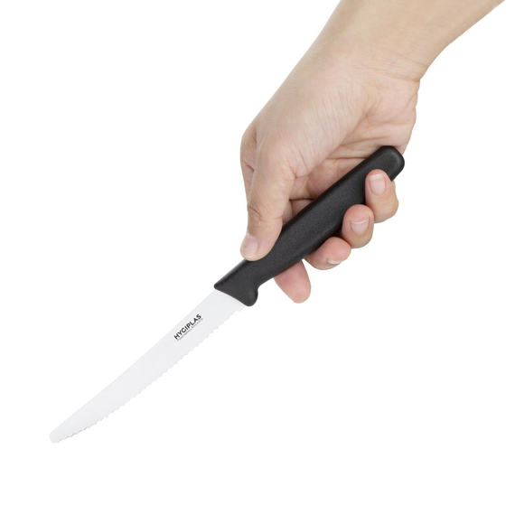 Hygiplas schwarz Tomatenmesser 10cm