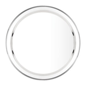 Olympia Serviertablett aus Edelstahl Rund 405mm