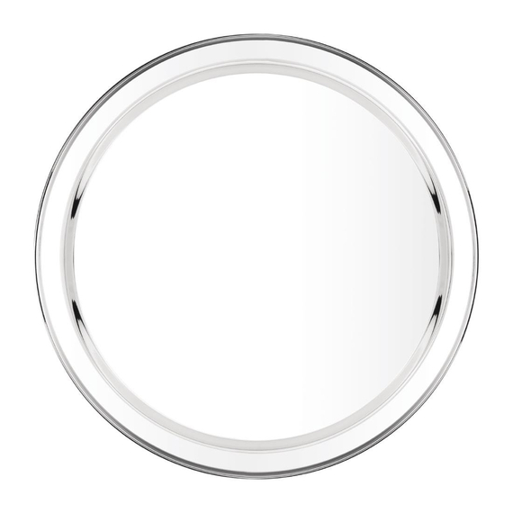 Olympia Serviertablett aus Edelstahl Rund 405mm
