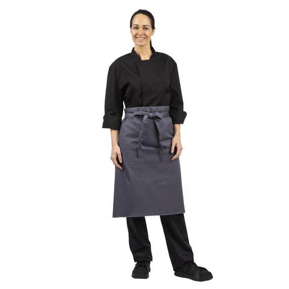 Whites Standard Bistroschürze grau
