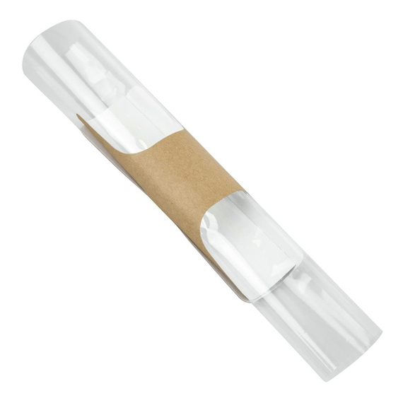 Colpac Recycelbare Baguette-Verpackungen aus Packpapier und Kunststoff (500 Stück)