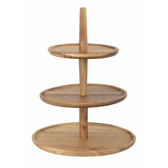 Olympia Akazie 3-stufiger Stand 305(Ø) x 395(H)mm