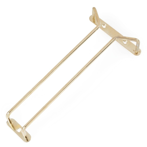 Gläserschiene Messing 25,5cm