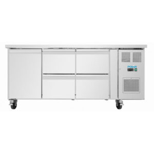 Polar U-Serie Thekenkühlgerät 4 Schubladen & 1 Tür