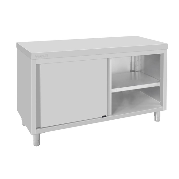 Vogue Standbodenschrank Edelstahl 900x1500x600mm