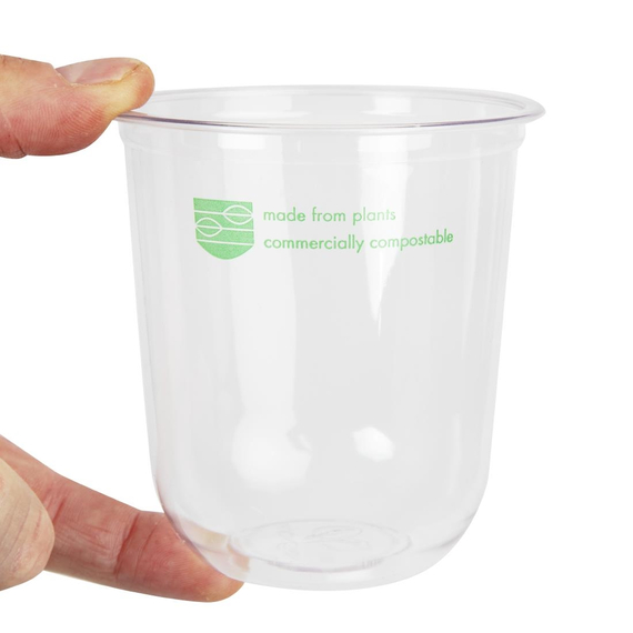 Vegware 96 Serie kompostierbare runde Behälter 473ml (1000 Stück)