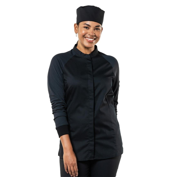 Chaud Devant Sorella UFX Damen Kochjacke schwarz Größe S