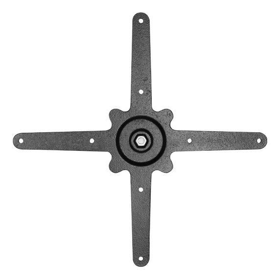 Bolero schwarzer Tischfuß aus Gusseisen 720x420mm