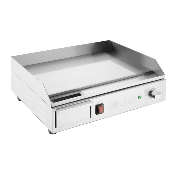 Buffalo Stahlplatte Elektrisches Grillplatte