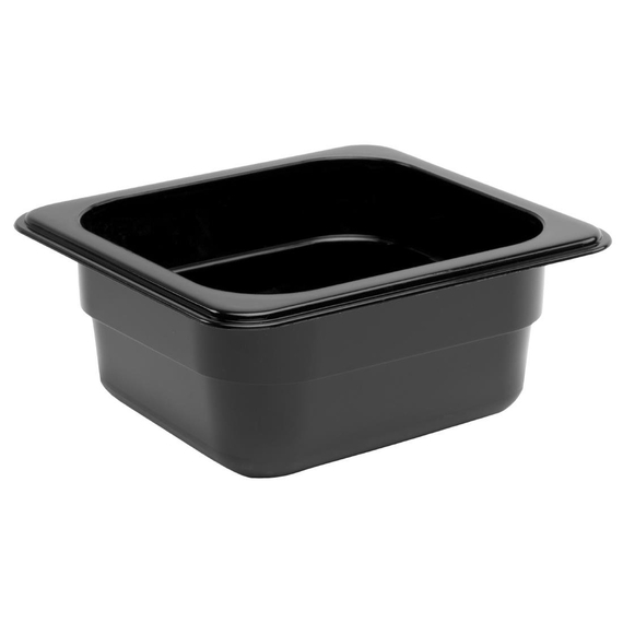Vogue GN-Behälter GN1/4 schwarz 150mm