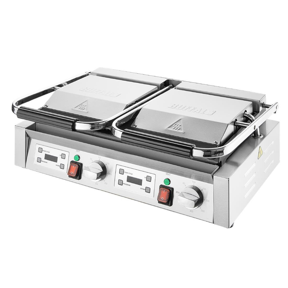Buffalo Extra großer Kontaktgrill mit doppelt flacher Platte
