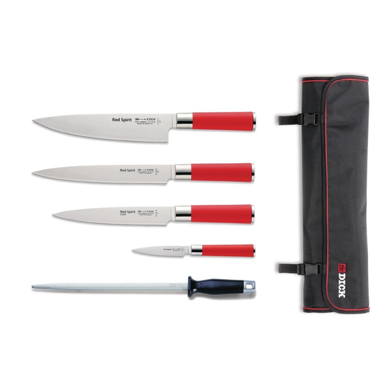 Dick Red Spirit 5 teiliges Messerset in Tasche