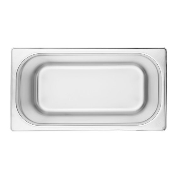 Vogue GN-Behälter Edelstahl 20cm GN1/3