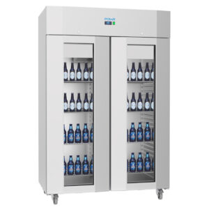 Polar U-Serie Energieeffizienter Doppeltüriger Kühlvitrinenschrank