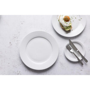 Olympia Whiteware Teller mit schmalem Rand 15cm (12 Stück)
