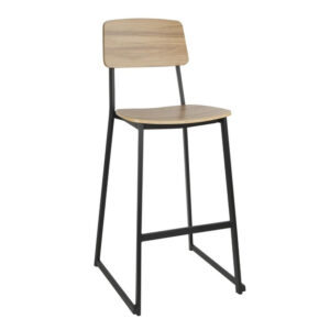 Bolero Beaufort Hochhocker aus Holz für den Innenbereich (2 Stück)