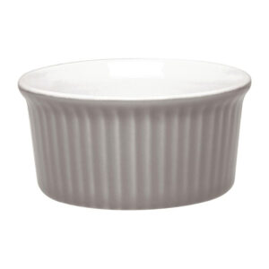 Olympia Pastel Auflaufförmchen grau 14,5cl (12 Stück)