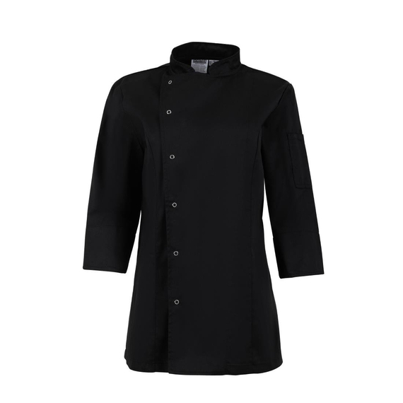 Whites Damen Kochjacke Schwarz Größe M