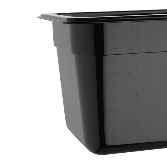 Vogue GN-Behälter GN1/3 schwarz 150mm