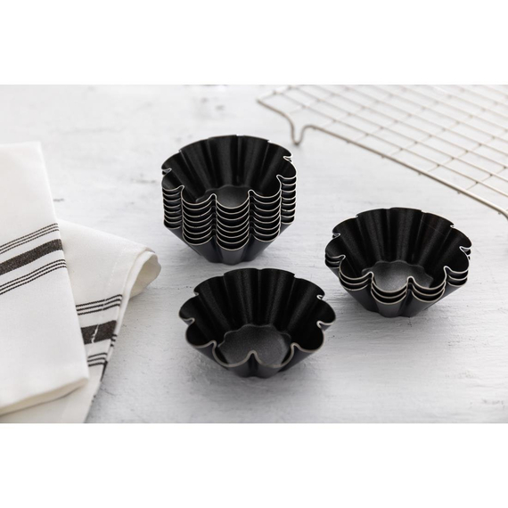 Matfer Bourgeat Antihaft Mini Brioche Backformen 7,5cm (12 Stück)