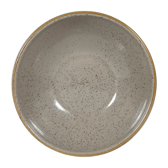 Churchill Stonecast Flache Schalen, Grau, 9 oz, 130 mm (12 Stück)