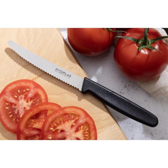 Hygiplas schwarz Tomatenmesser 10cm