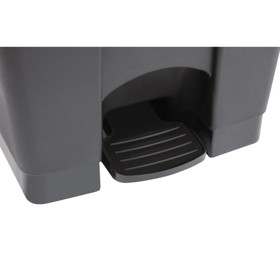 Jantex Küchenpedaleimer schwarz 45L