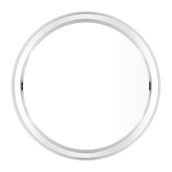 Olympia rundes Serviertablett Edelstahl 30,5cm