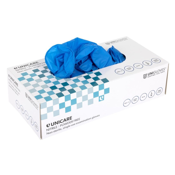 Nitrilhandschuhe puderfrei blau XL (100 Stück)