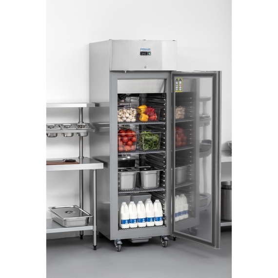 Energieeffizienter eintüriger Standkühlschrank der Polar U-Serie, 700 l