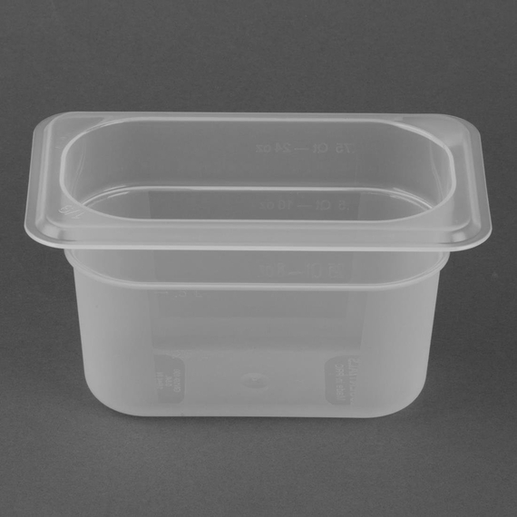 Nisbets Essentials Polypropylen 1/9 Gastronorm Behälter 100mm