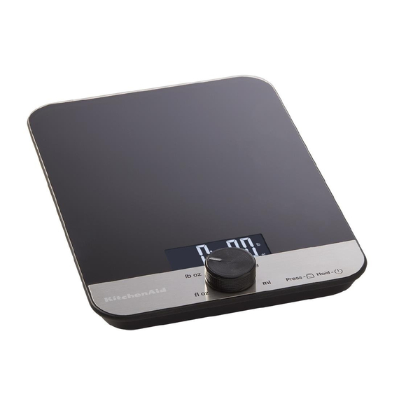 KitchenAid Globale Digitale Glas Küchenwaage Schwarz 5000g
