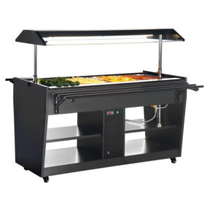 Buffalo Beheizte Buffetbar Schwarz