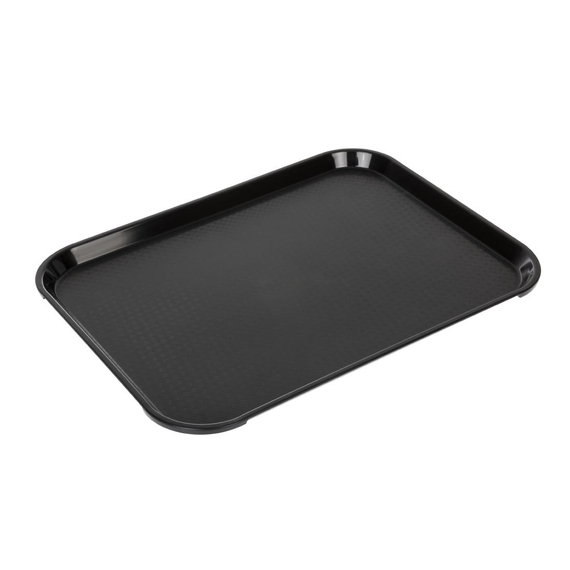 Cambro Polypropylen-Schnellimbisstablett Schwarz 410mm