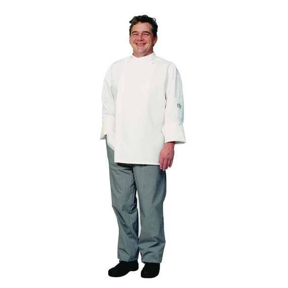 Chaud Devant Santino Kochjacke lange Ärmel weiß S