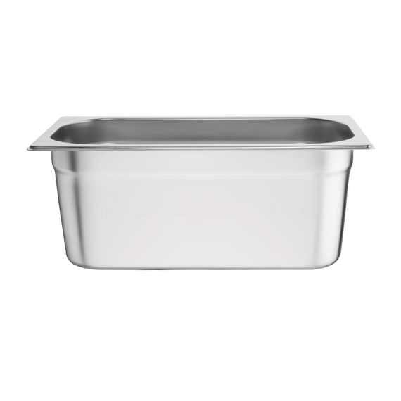 Vogue GN-Behälter Edelstahl 10cm GN1/3