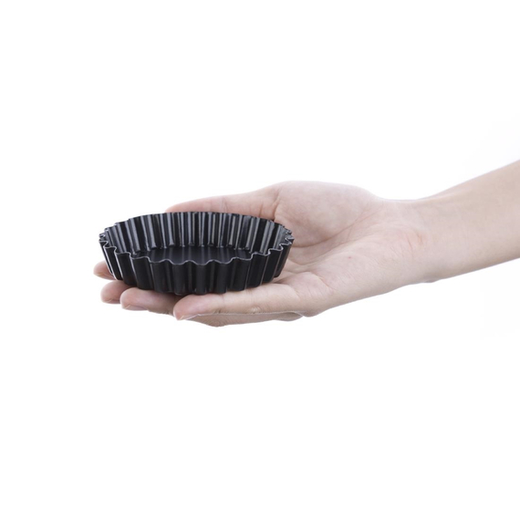 Vogue Antihaft Mini-Quicheformen mit herausnehmbarem Boden 10cm (3 Stück)