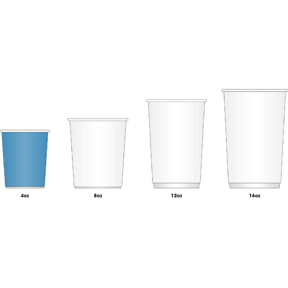 Fiesta Recyclable Espresso To Go Becher 110ml x50 (50 Stück)