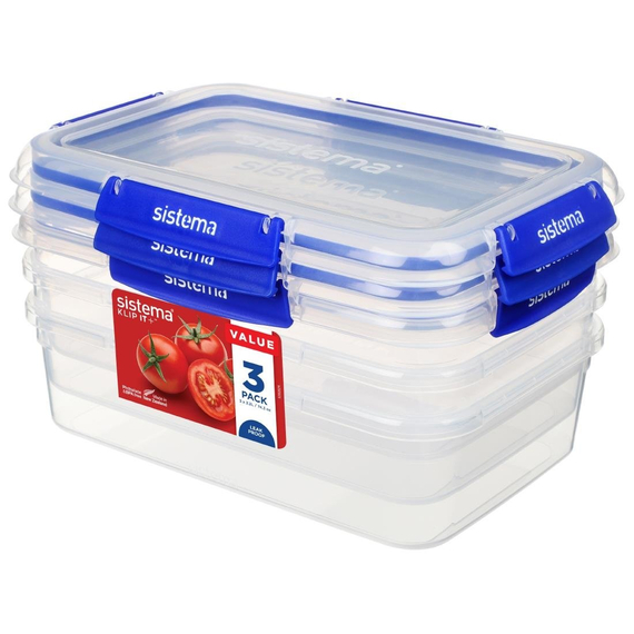 Sistema Klip It Behälter 2 Liter (3 Stück)