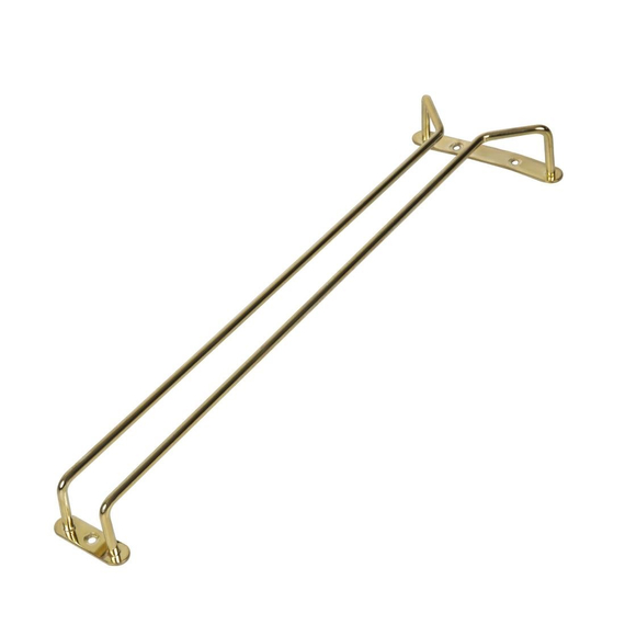 Gläserschiene Messing 41cm