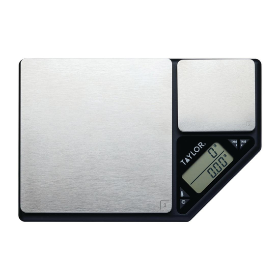 Taylor Pro Duale Plattform Digitale Küchenwaage 5kg/500g