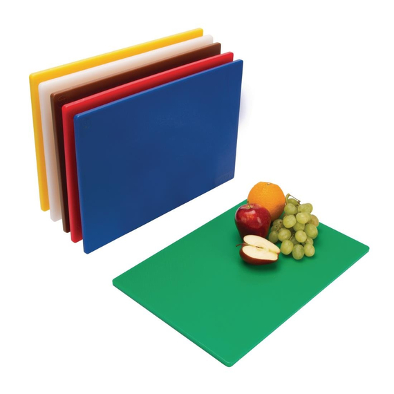 Hygiplas standard Schneidebretter Set mit geringer Dichte (6 Stück)