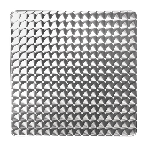 Bolero quadratischer Bistrotisch Edelstahl 4 Beine 60cm