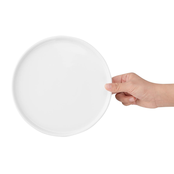 Olympia Whiteware flache runde Teller 210 mm (6 Stück)
