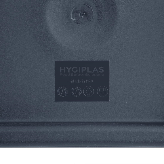 Hygiplas Deckel quadratisch für Vorratsbehälter 1,5 und 3,5L blau