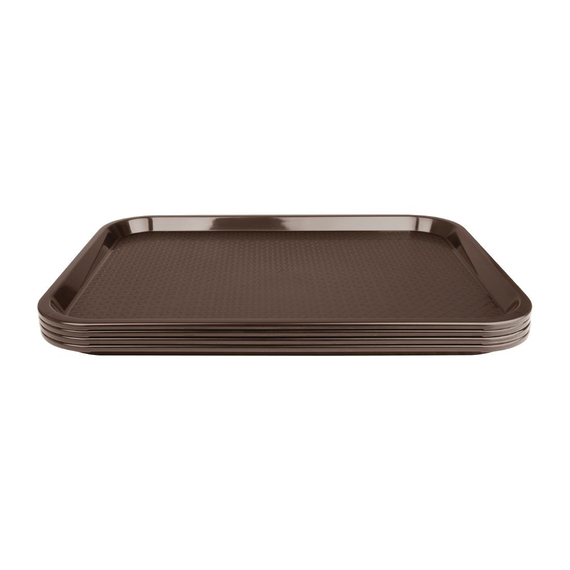 Olympia Kristallon Fast-Food-Tablett braun 41,5 x 30,5cm